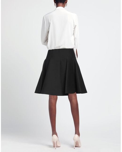 Valentino Garavani Black Midi Skirt