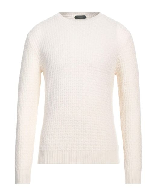 Pullover di Zanone in White da Uomo