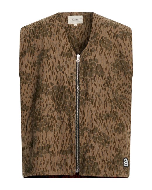 Heresy Brown Vests for men