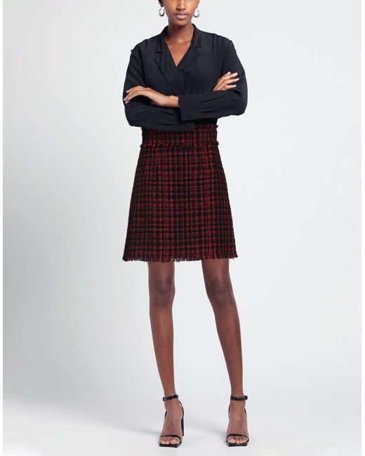 Dolce & Gabbana Red Mini Skirt