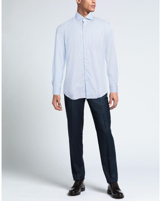 Ghirardelli Blue Light Shirt Cotton for men