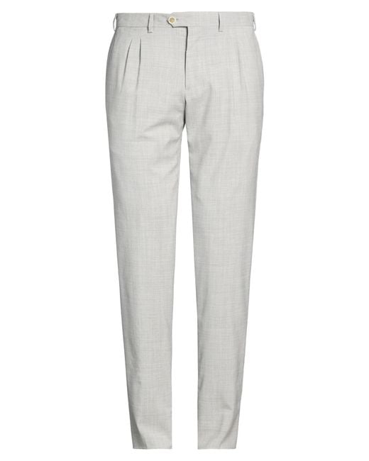 Eleventy Gray Platinum Light Pants Wool, Silk for men