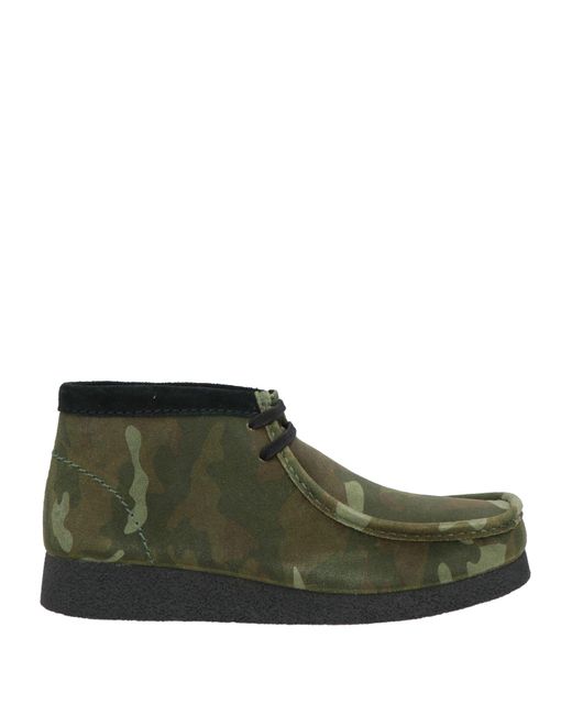 Clarks Green Ankle Boots for men