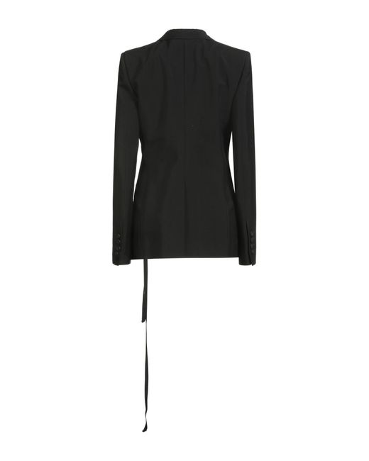 Ann Demeulemeester Black Blazer Viscose