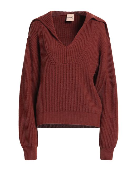 Nude Red Jumper