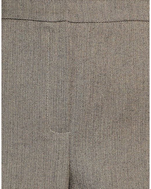 iBlues Gray Pants Polyester, Viscose, Elastane