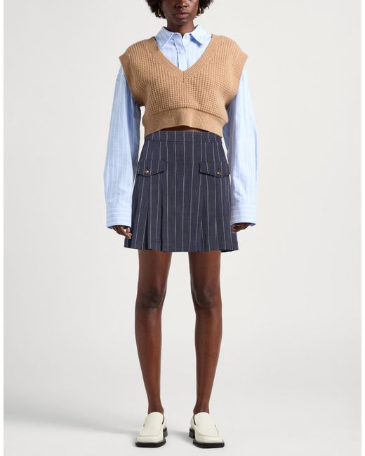 Sandro Blue Mini Skirts