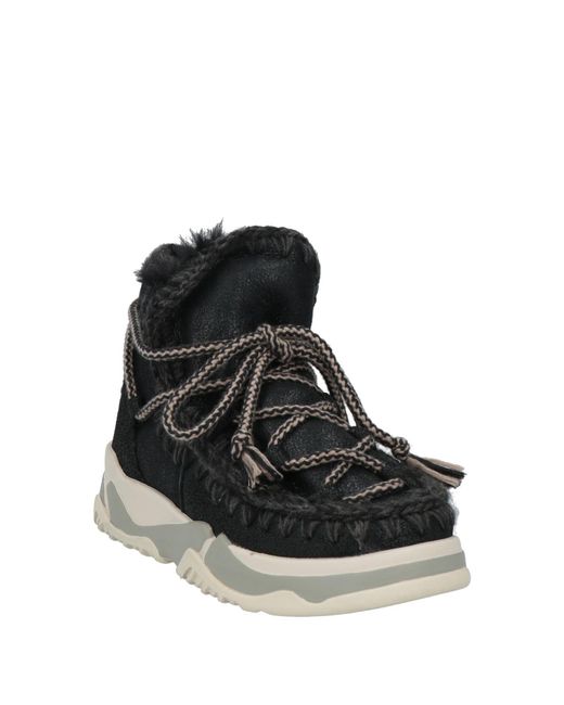Mou Black Ankle Boots