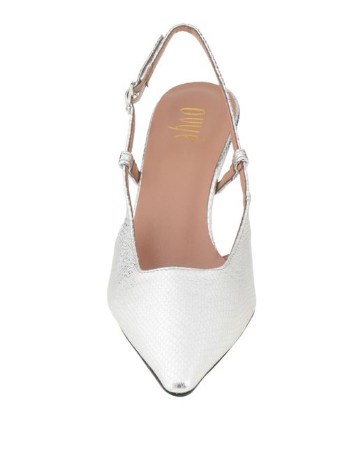 Ovyè White Pumps Leather