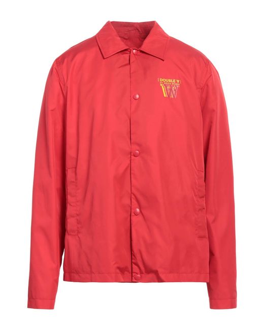 DOUBLE A by WOOD WOOD Red Jacket for men