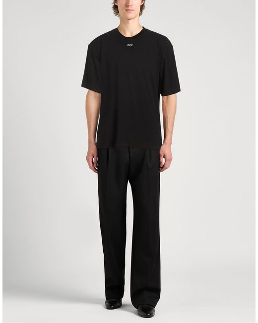 Off-White c/o Virgil Abloh Black T-Shirt Cotton for men
