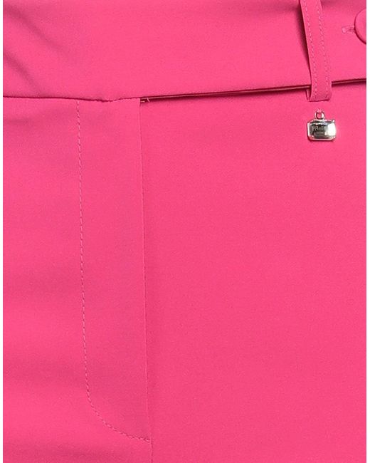 Relish Pink Collection Fuchsia Pants Polyester, Elastane
