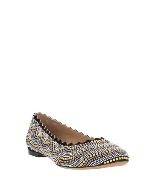 Chloé Gray Ballet Flats