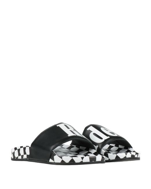 Rhude Black Sandals for men
