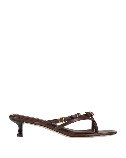 Rag & Bone White Thong Sandal