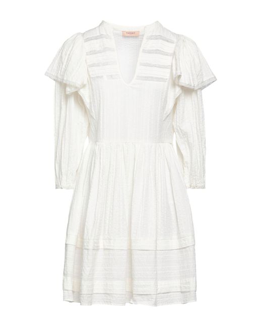 Twin Set White Mini Dress