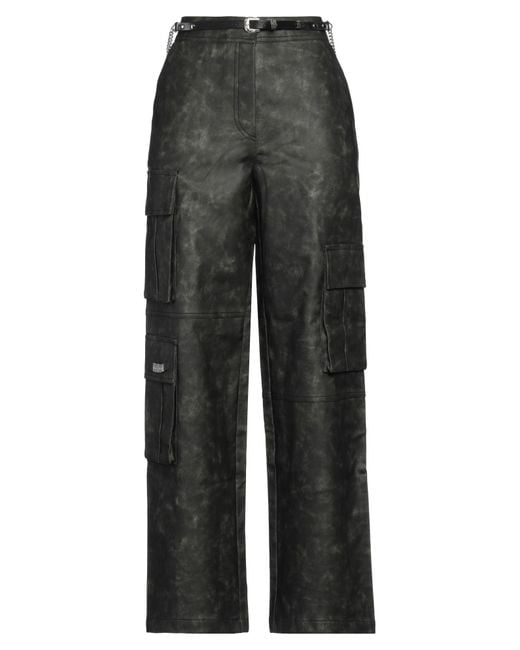 ANDERSSON BELL Gray Pants Polyurethane