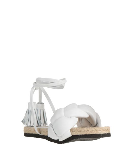 MSGM White Sandale