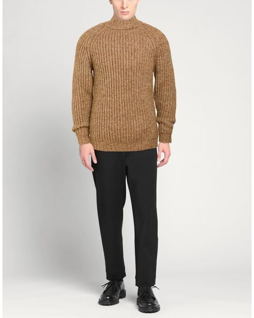 Irish Crone Brown Turtleneck for men