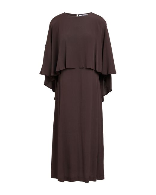 Grifoni Brown Midi-Kleid