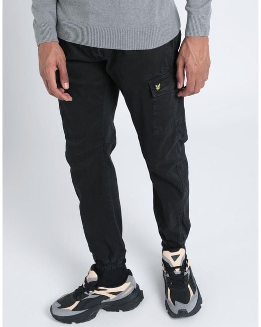 Lyle & Scott Black Trouser for men