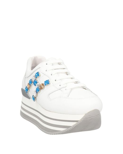 Hogan White Sneakers Leather