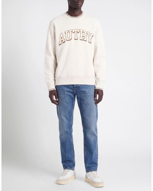 Autry White Light Sweatshirt Cotton, Polyester for men