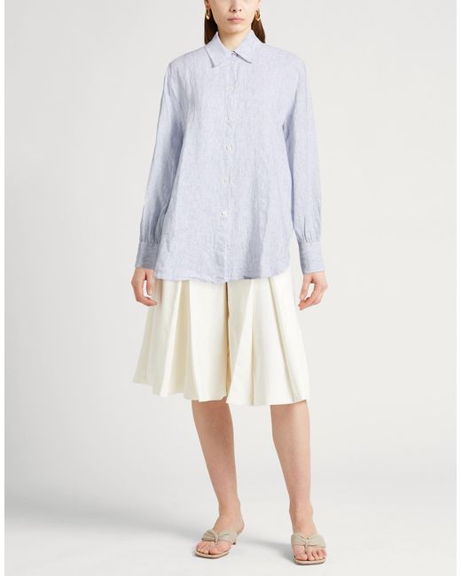 Massimo Alba White Shirt Linen