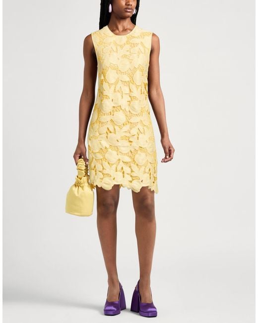 Jonathan Simkhai Yellow Mini Dresses