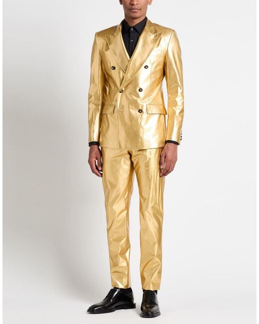 Dolce & Gabbana Metallic Suits for men