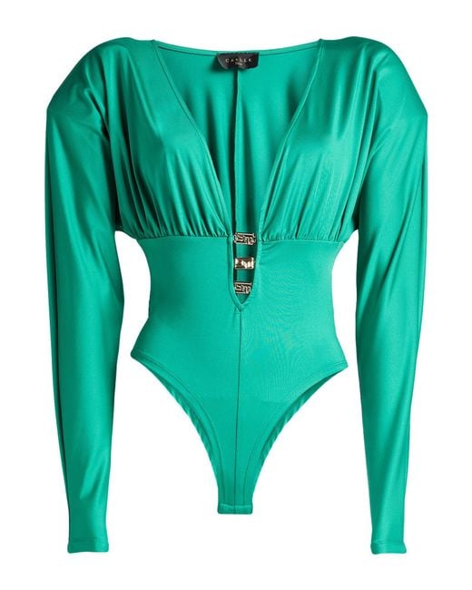 Gaelle Paris Green Bodysuit
