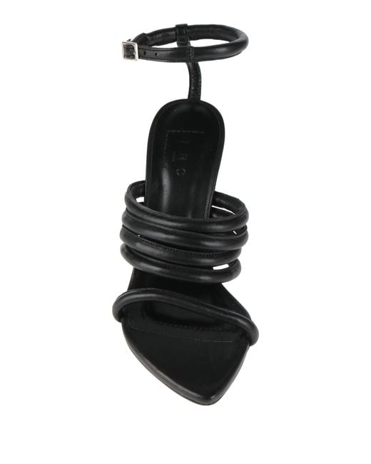 IRO Black Sandals Leather