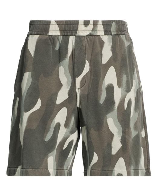 ARMANI EXCHANGE Gray Khaki Shorts & Bermuda Shorts Cotton for men