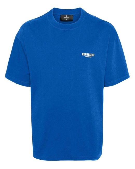 Camiseta Represent de hombre de color Blue