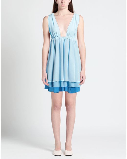 Ganni Blue Mini Dress