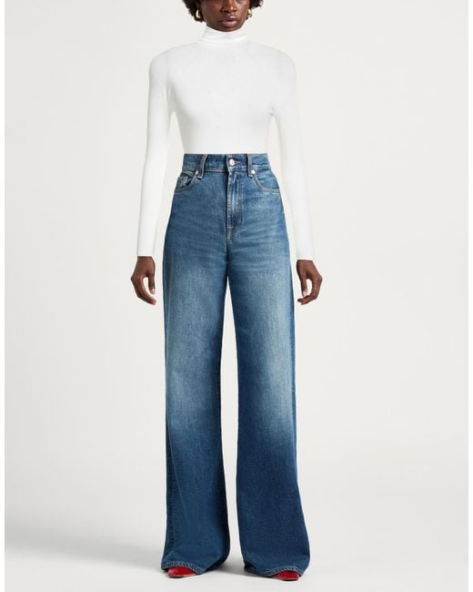Alpha Studio White Turtleneck Viscose, Elastane