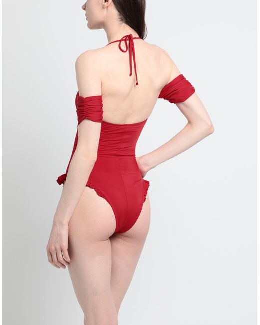 LA SEMAINE Paris Red One-piece Swimsuit