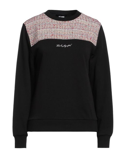 Karl Lagerfeld Black Sweatshirt