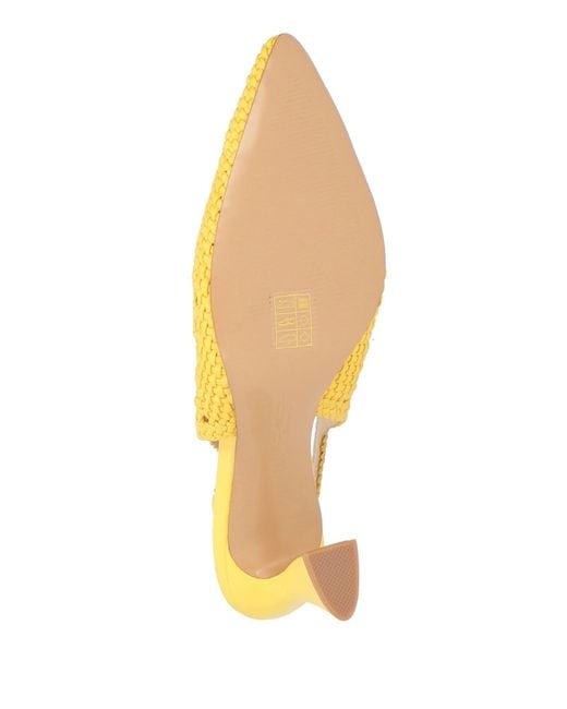 Tosca Blu Yellow Pumps Leather