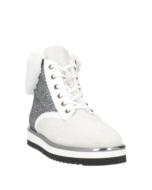 Baldinini White Ankle Boots