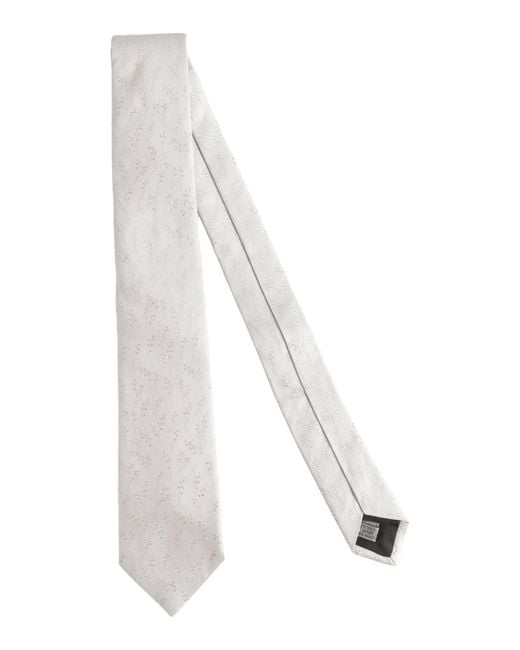 Dior White Light Ties & Bow Ties Silk for men