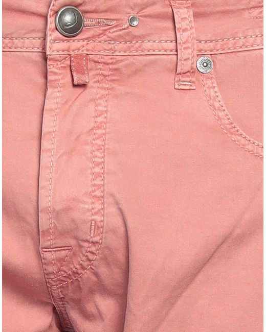 Jacob Coh?n Pink Light Pants Cotton, Elastane for men
