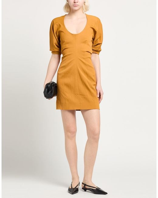 Proenza Schouler Orange Mini Dresses