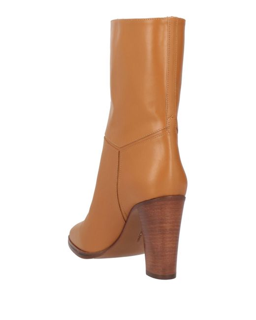 Victoria Beckham Brown Ankle Boots