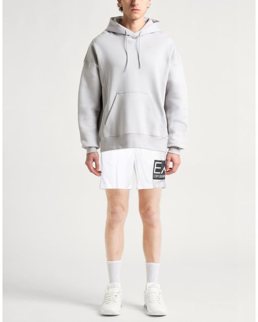 EA7 White Shorts & Bermuda Shorts for men