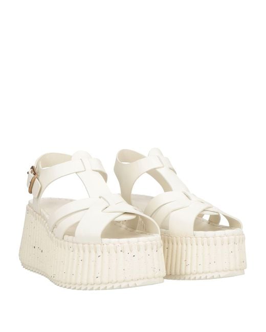 Chloé Natural Sandals