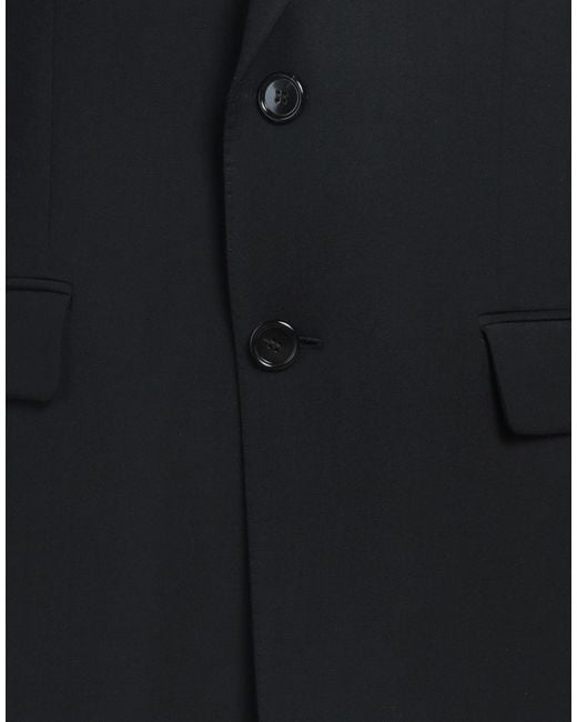 AMI Black Blazer Viscose, Wool for men