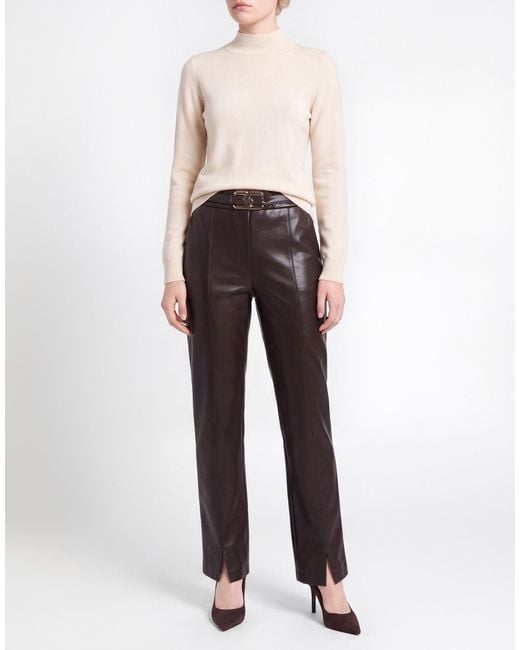 Joseph Ribkoff Black Chocolate Pants Polyamide, Polyurethane, Elastane