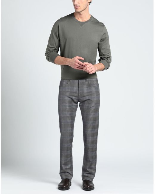 Tramarossa Gray Pants Virgin Wool, Elastane for men