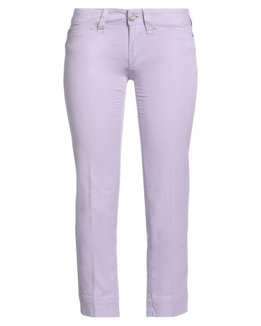 Jacob Coh?n Purple Cropped Trousers